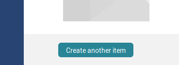 captura de tela mostrando o botão de criar um novo item.