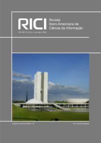 Capa da revista, representação do Congresso Nacional, ao fundo um céu azu sem nuvens, na parte inferior gramas verdes, e o título da revista acima, com a sigla RICI com caracteres maiores