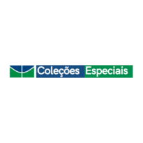 Logo coleções especiais, imagem com o escrito coleções especiais seguido do brasão da unb
